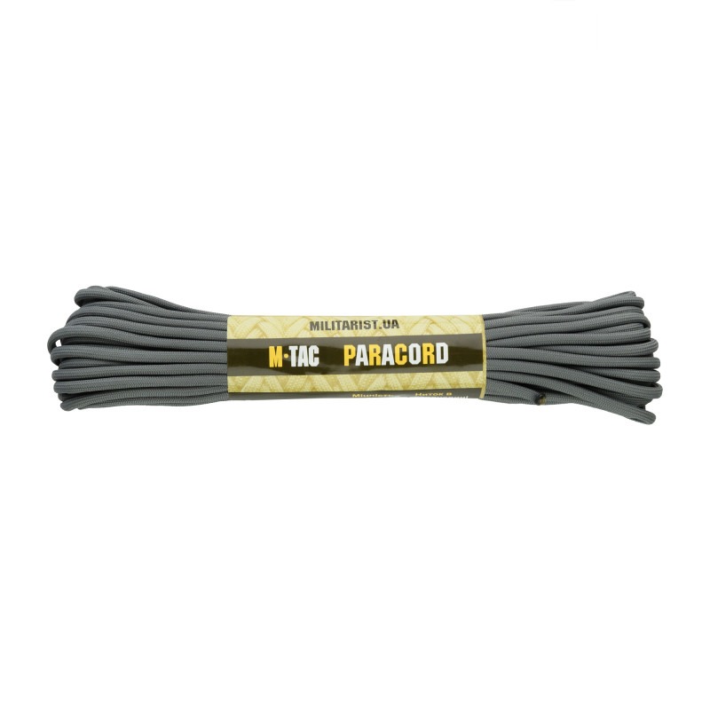 M-Tac паракорд 550 type III Grey 15м