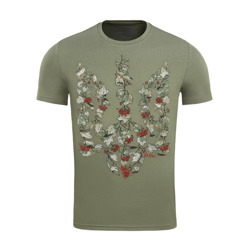 M-Tac футболка Тризуб калина camo Light Olive