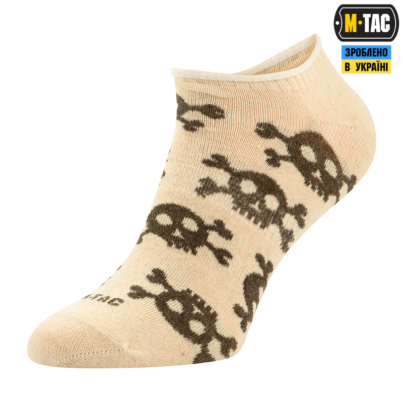 M-Tac шкарпетки літні легкі Pirate Skull Sand M-Tac шкарпетки літні легкі Pirate Skull Sand