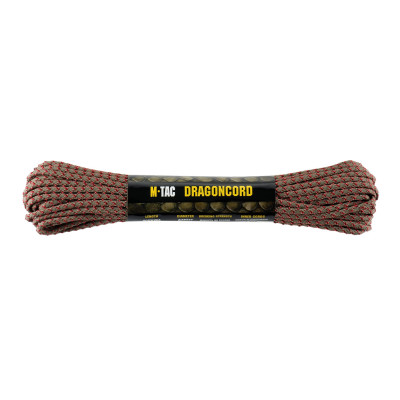 M-Tac паракорд Dragon Cord 15m Tan/Maroon