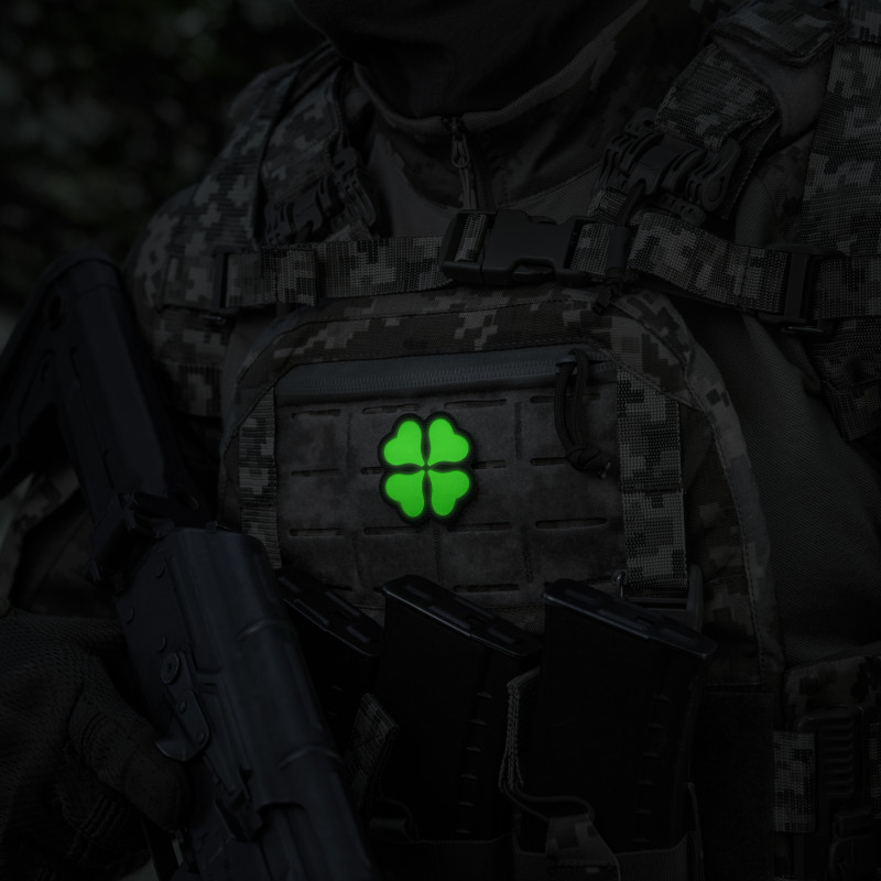 M-Tac нашивка Клевер GID Black/Green M-Tac нашивка Клевер GID Black/Green