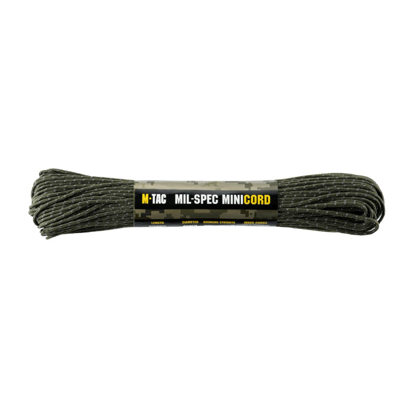 M-Tac паракорд Minicord Mil-Spec 30m Ranger Green Reflective