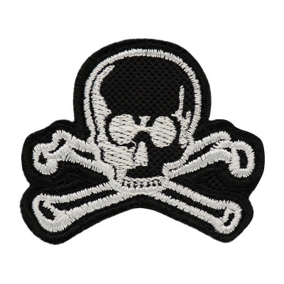 M-Tac нашивка Old Skull чорна