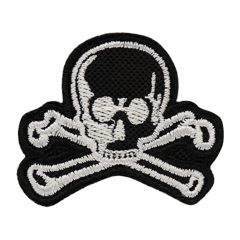 M-Tac нашивка Old Skull чорна