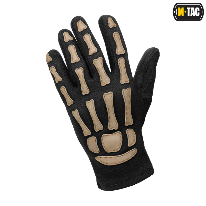 M-Tac рукавички Skeleton Black/Coyote M-Tac рукавички Skeleton Black/Coyote