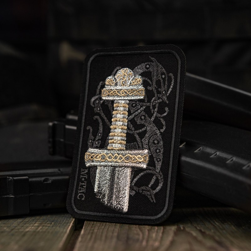 M-Tac нашивка Viking Sword (вишивка) Black M-Tac нашивка Viking Sword (вишивка) Black