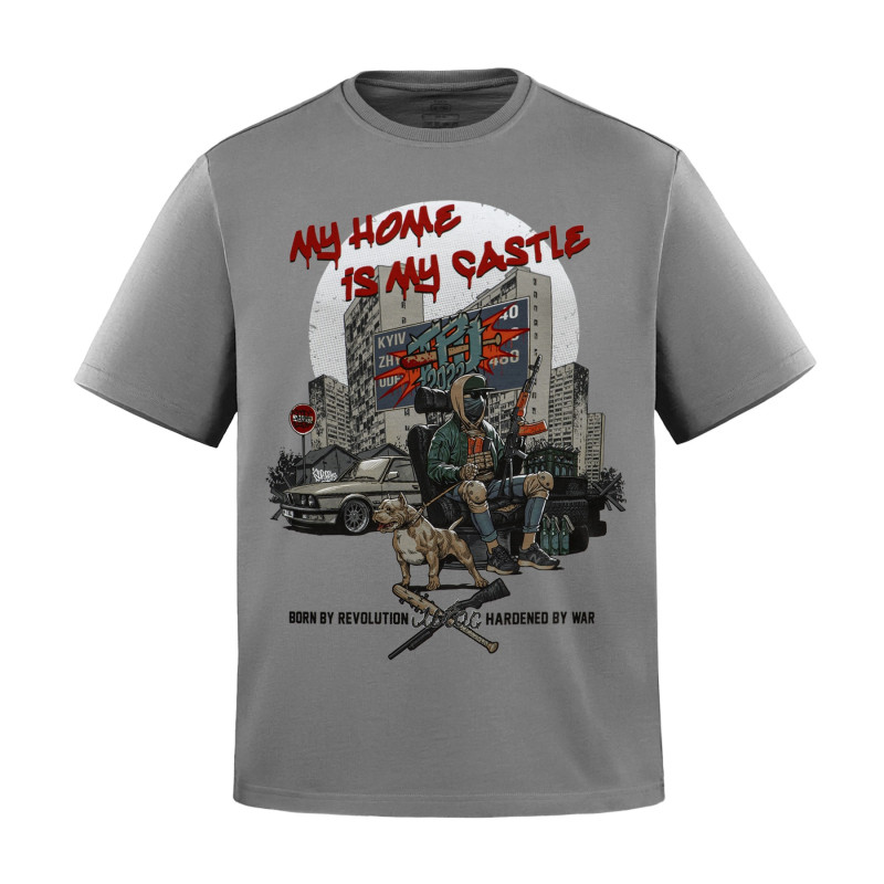 M-Tac футболка My Home is my Castle Light Grey