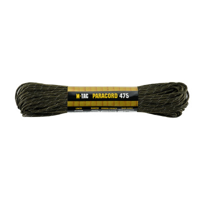 M-Tac паракорд 475 30m OD Green Reflective