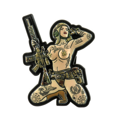 M-Tac нашивка girl tattoo Тризуб PVC MC