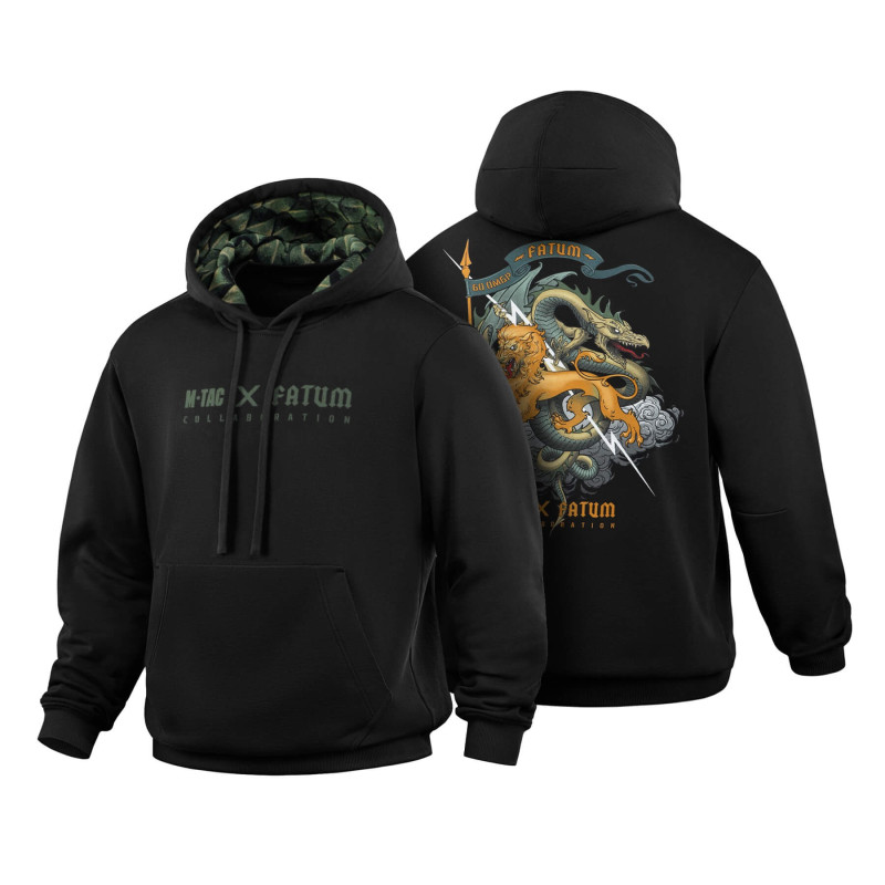 M-Tac кофта Hoodie Cotton Hard Fatum Black