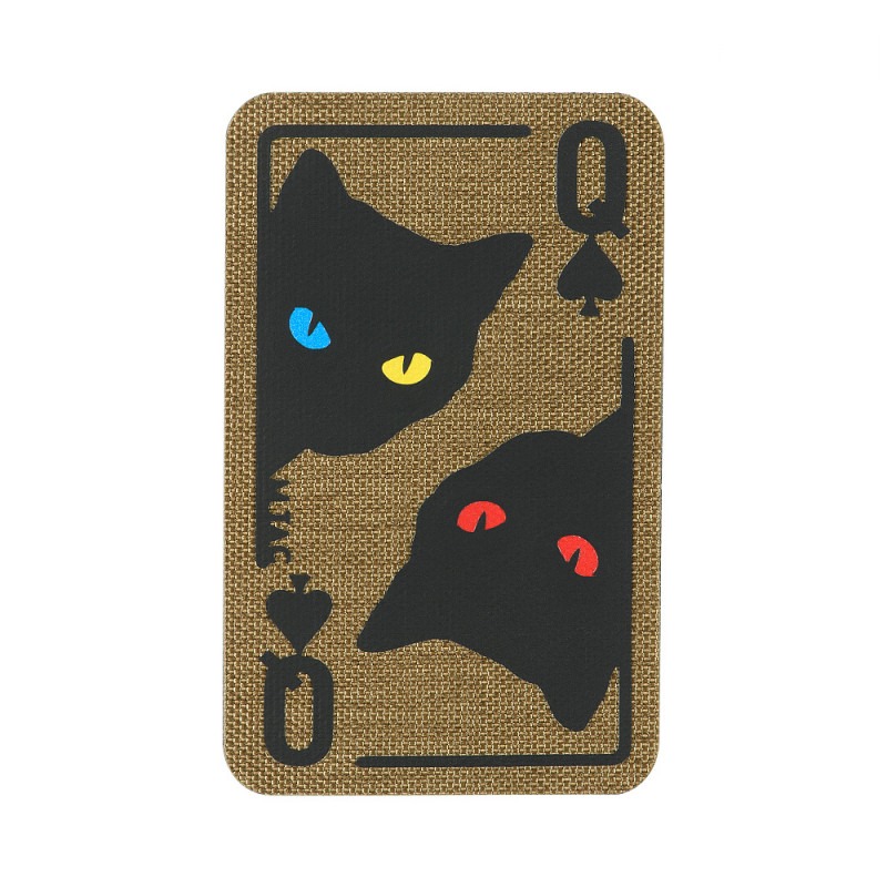 M-Tac нашивка Queen of spades Coyote/Black M-Tac нашивка Queen of spades Coyote/Black