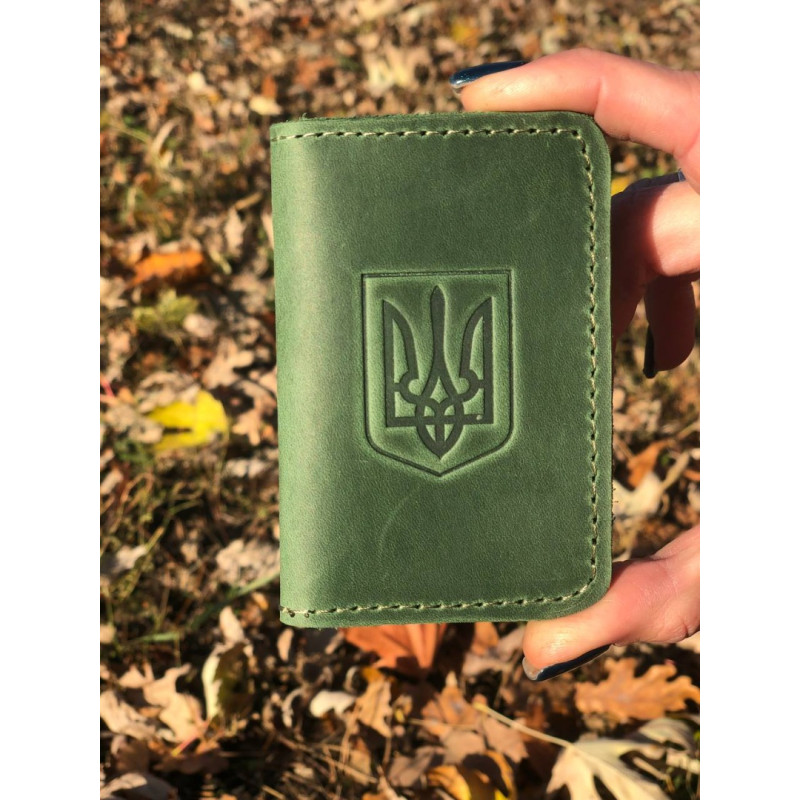 Обкладинка на ID-паспорт зелений, Український виробник Обкладинка на ID-паспорт зелений, Український виробник