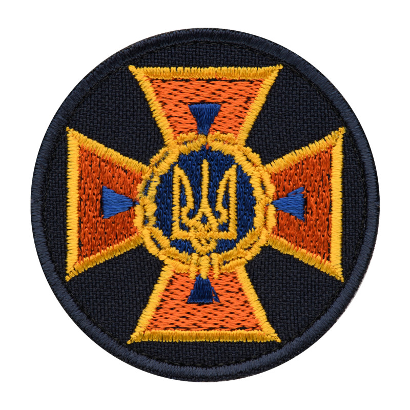 Кокарда ДСНС на липучці Кокарда ДСНС на липучці