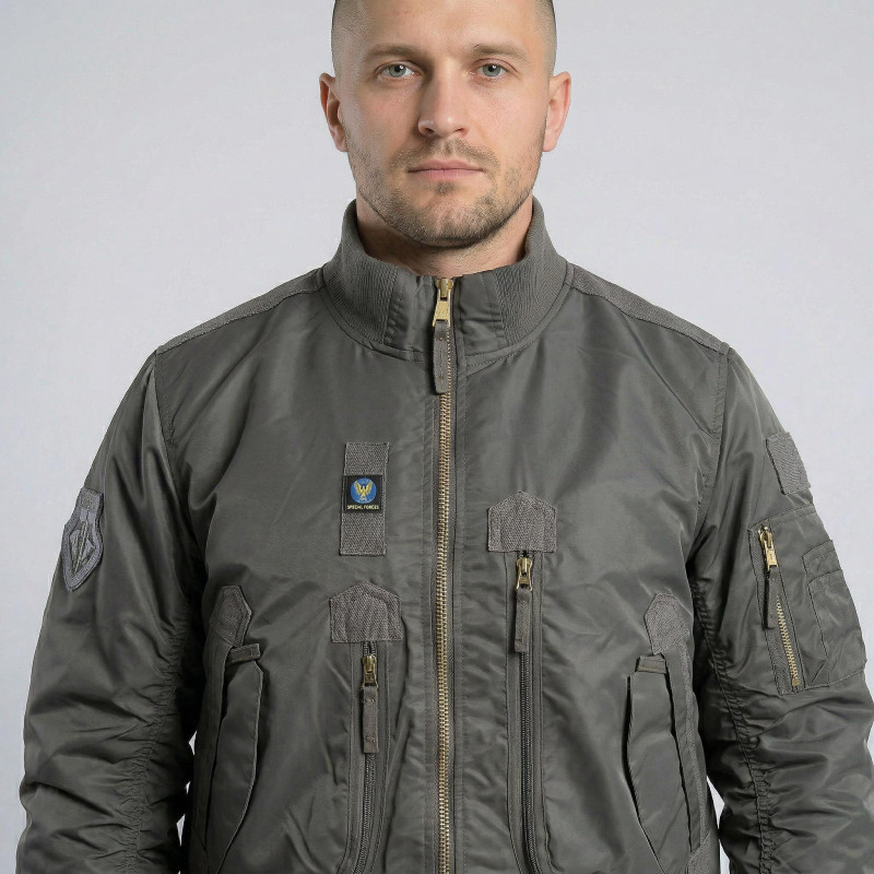 Куртка бомбер Vik-Tailor льотна, Shadow Grey