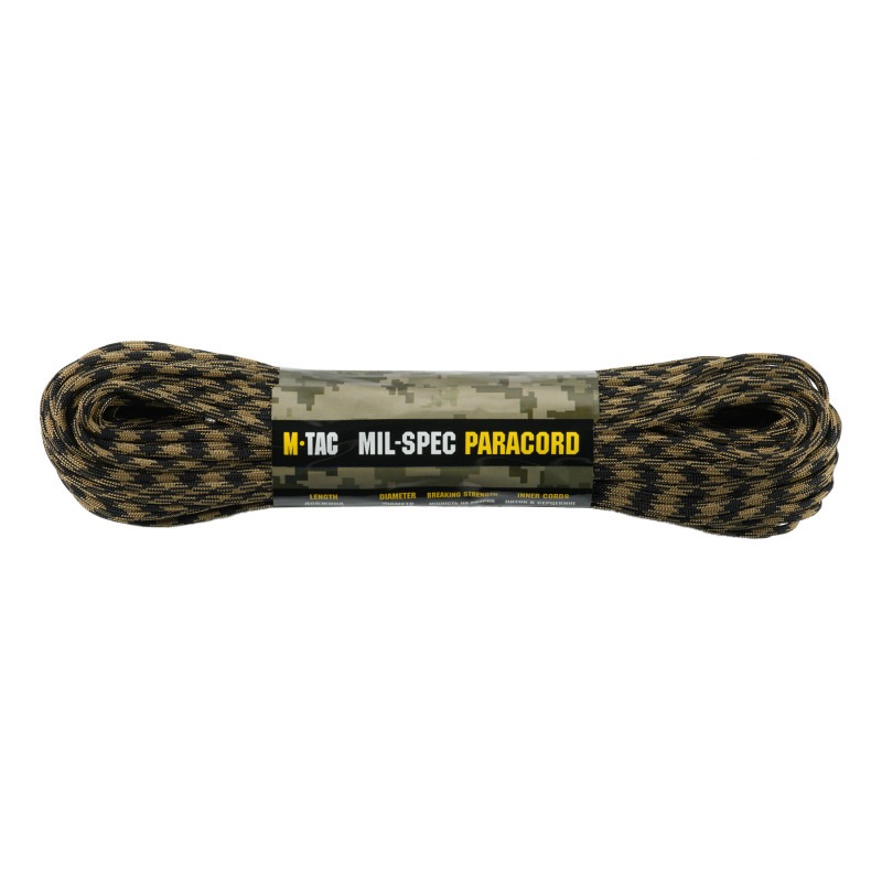 M-Tac паракорд 550 mil-spec Black/Coyote 30м M-Tac паракорд 550 mil-spec Black/Coyote 30м