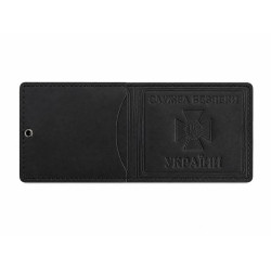 Обкладинка СБУ з кишенею і шевроном, Black