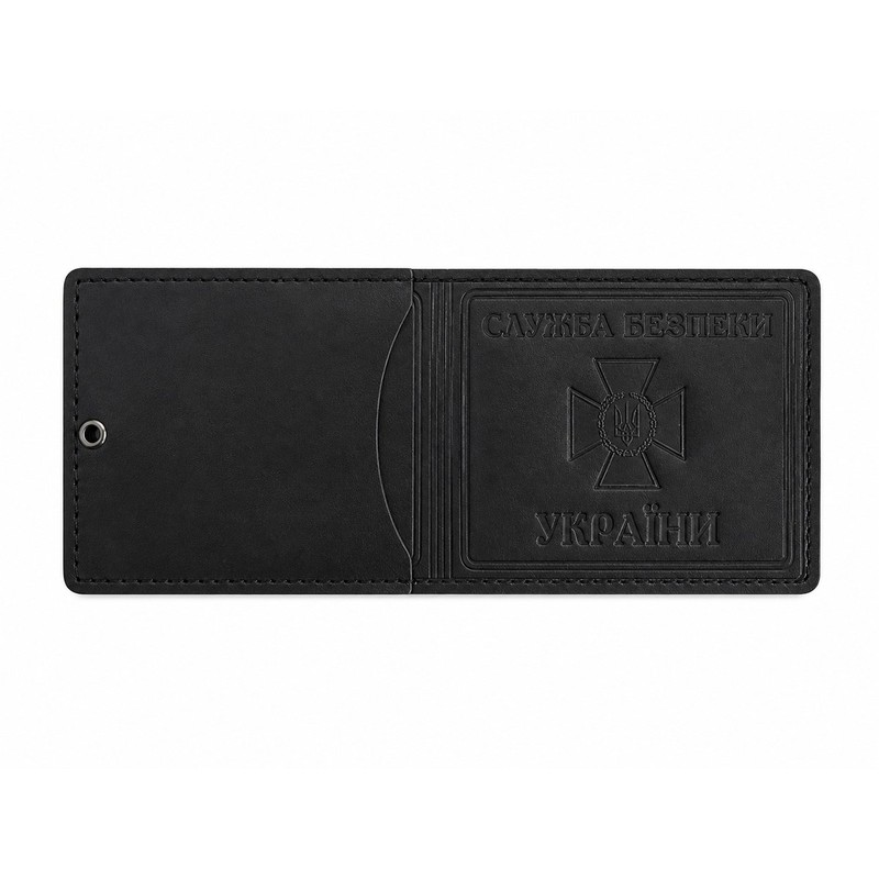 Обкладинка СБУ з кишенею і шевроном, Black