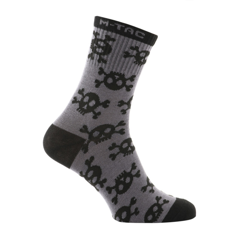 M-Tac шкарпетки легкі Mk.3 Pirate Skull Dark Grey