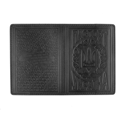 Обкладинка для паспорта України, Black
