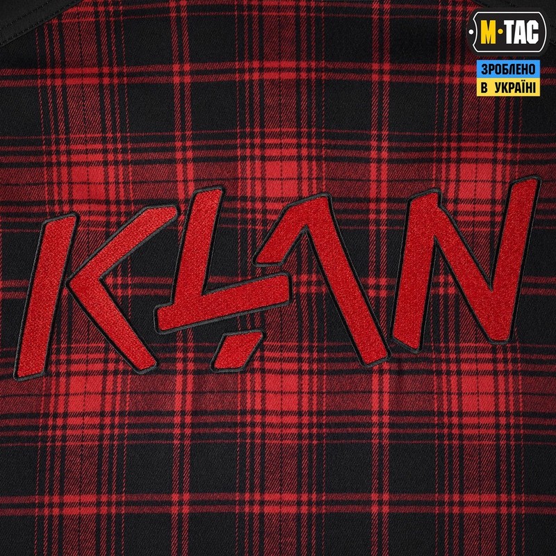 M-Tac сорочка Redneck Shirt KLAN Embroidery Red/Black