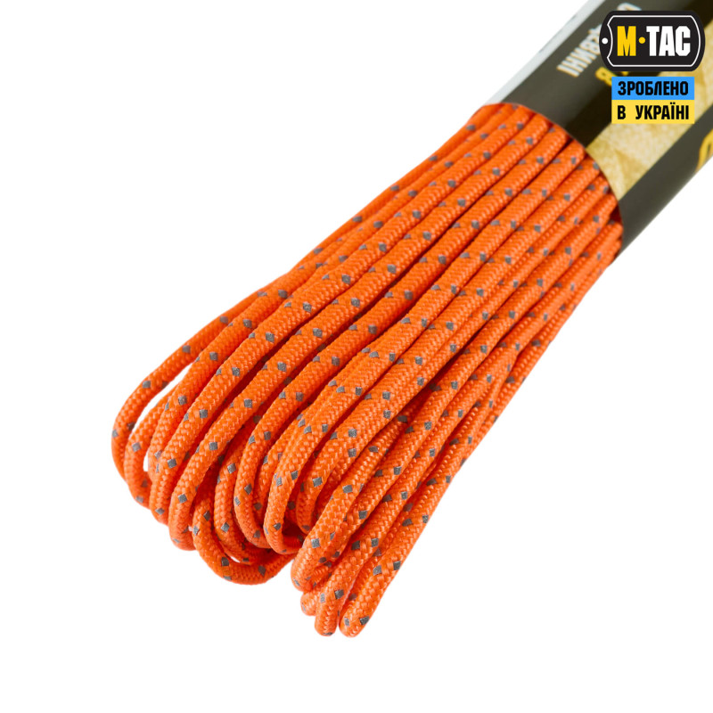 M-Tac паракорд Minicord Reflective Orange 15м M-Tac паракорд Minicord Reflective Orange 15м