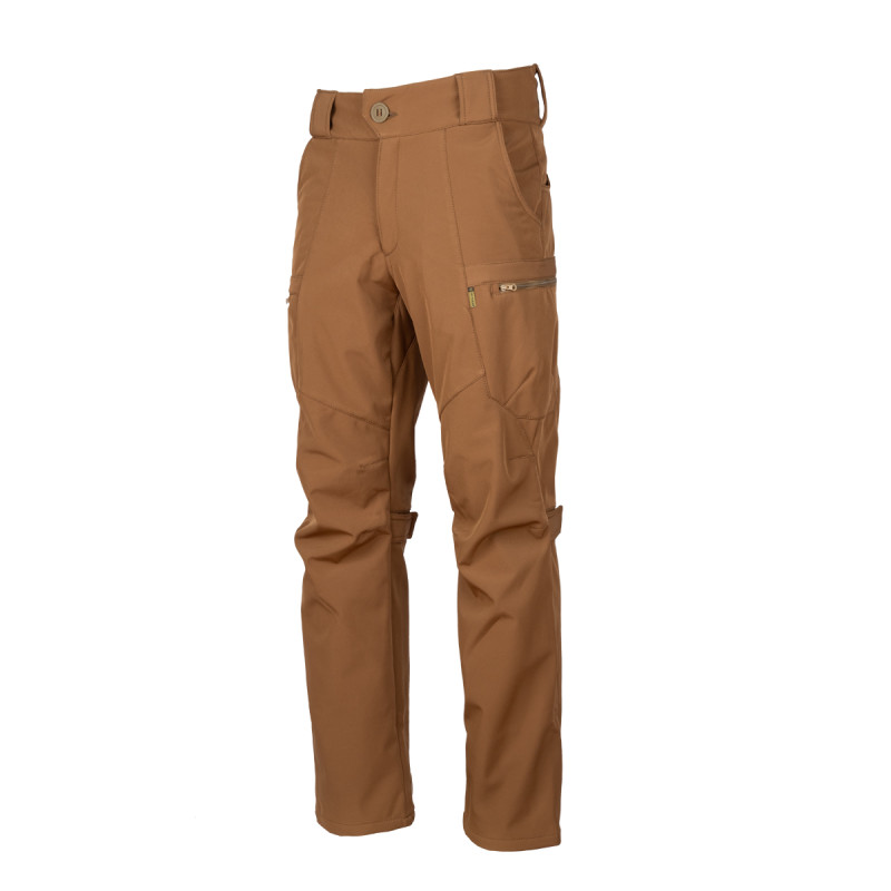 Штани тактичні зимові Vik-Tailor SoftShell з флісовою підкладкою, Coyote