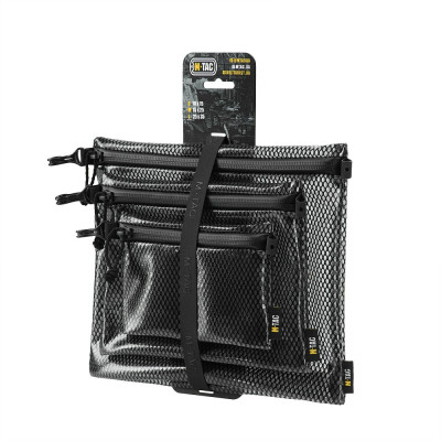 M-Tac комплект органайзерів Zip Pocket Set Elite Black