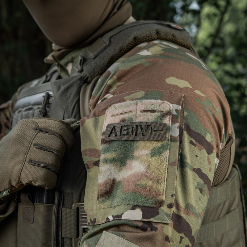 M-Tac нашивка група крові AB (IV) - наскрізна Laser Cut 25х80 Ranger Green M-Tac нашивка група крові AB (IV) - наскрізна Laser Cut 25х80 Ranger Green