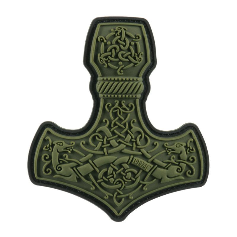M-Tac нашивка Mjölnir Large PVC Olive