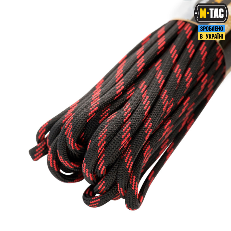 M-Tac паракорд 550 type III Thin Red Line 15м