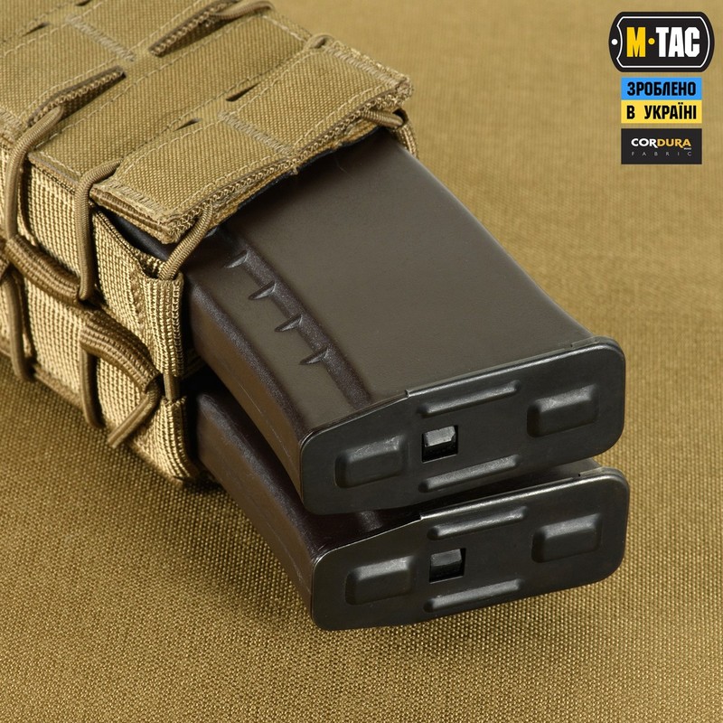M-Tac підсумок для АК відкритий подвійний Laser Cut Coyote M-Tac підсумок для АК відкритий подвійний Laser Cut Coyote