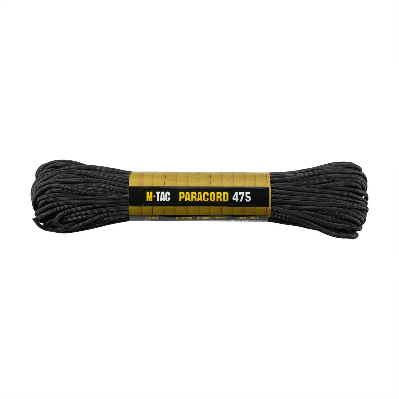 M-Tac паракорд 475 Black 30м