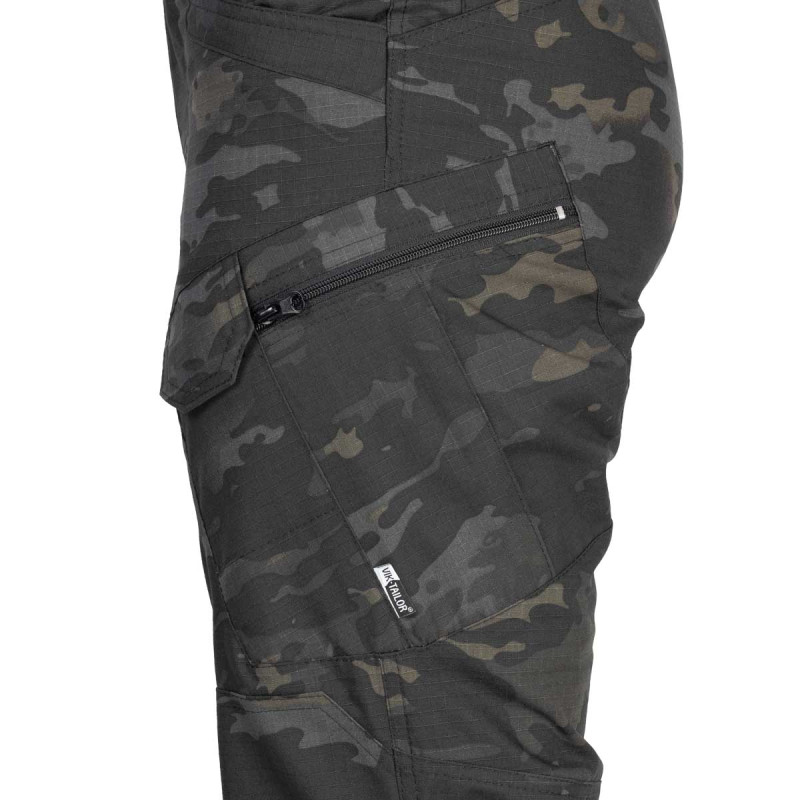 Штани тактичні демісезонні Vik-Tailor Urban Rip-Stop, Black MultiCam