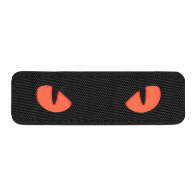 M-Tac нашивка Cat Eyes Laser Cut Black/Red/GID