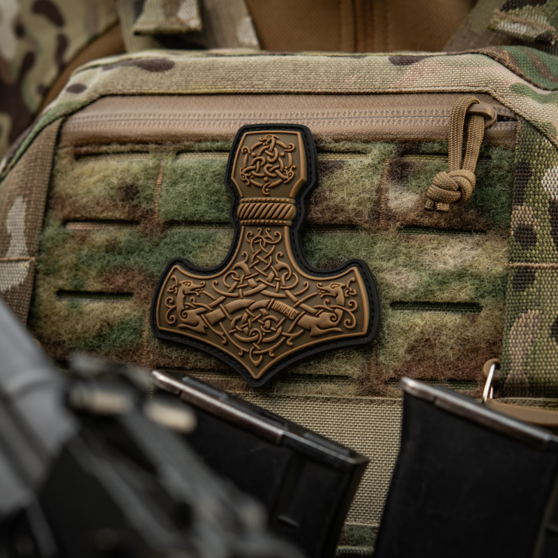 M-Tac нашивка Mjölnir Large PVC Coyote M-Tac нашивка Mjölnir Large PVC Coyote