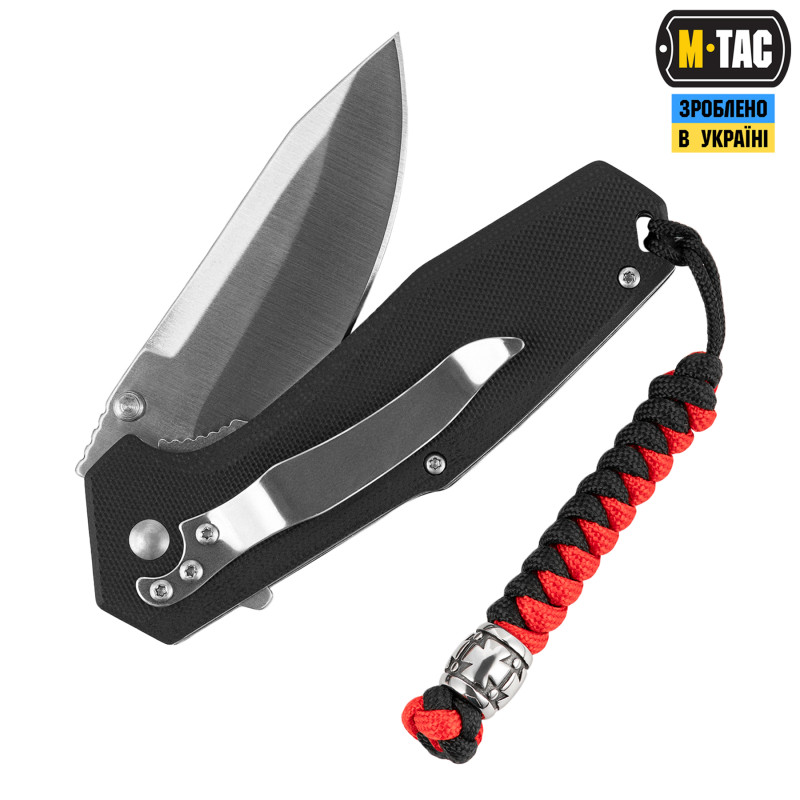 M-Tac темляк Viper Козацький Хрест V.2 Steel Black&Red M-Tac темляк Viper Козацький Хрест V.2 Steel Black&Red