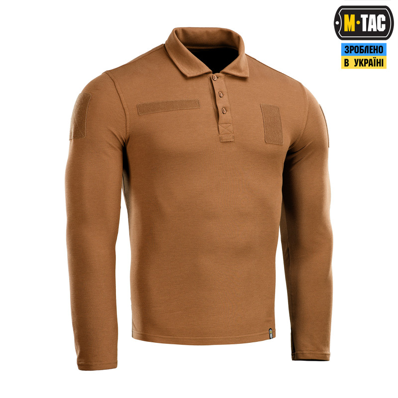 M-Tac поло тактичне довгий рукав 65/35 Coyote Brown M-Tac поло тактичне довгий рукав 65/35 Coyote Brown