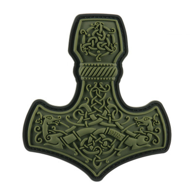 M-Tac нашивка Mjölnir Large PVC Olive