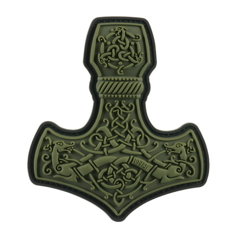 M-Tac нашивка Mjölnir Large PVC Olive