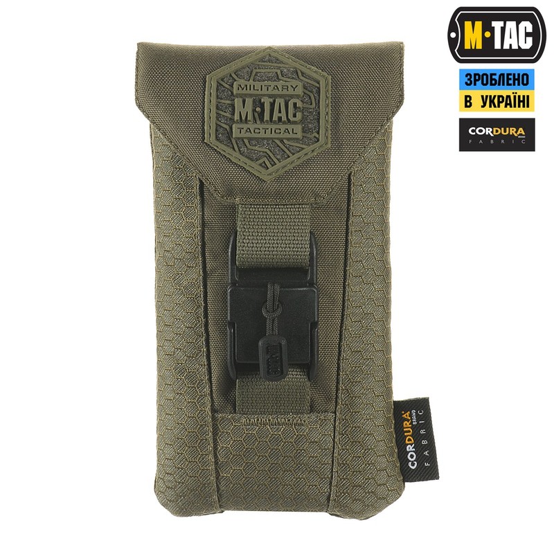 M-Tac підсумок для смартфона Elite Medium Hex Ranger Green