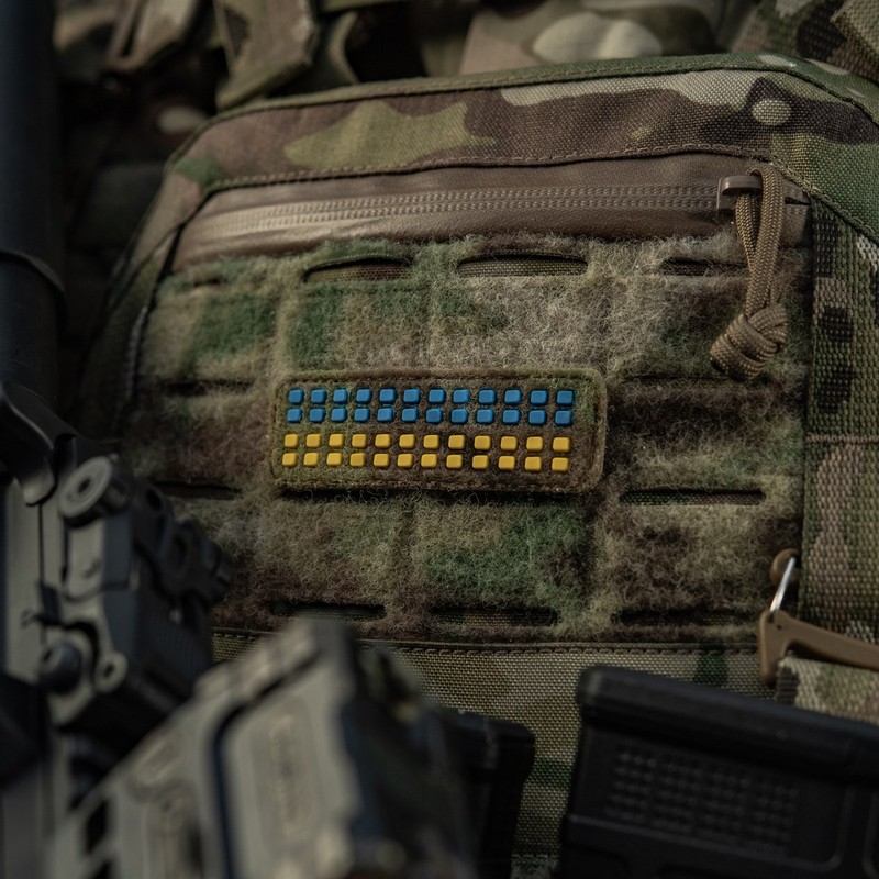 M-Tac нашивка прапор України 25х80 Velcro/PVC Multicam