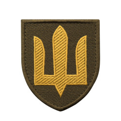 Нашивка Сухопутні війська ЗСУ олива/жовтий