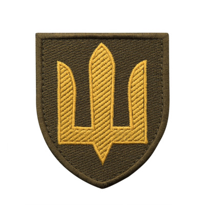 Нашивка Сухопутні війська ЗСУ олива/жовтий