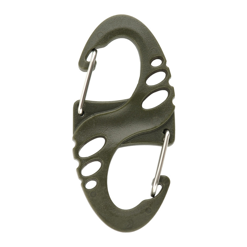 M-Tac карабін S-Hook пластиковий Olive M-Tac карабін S-Hook пластиковий Olive