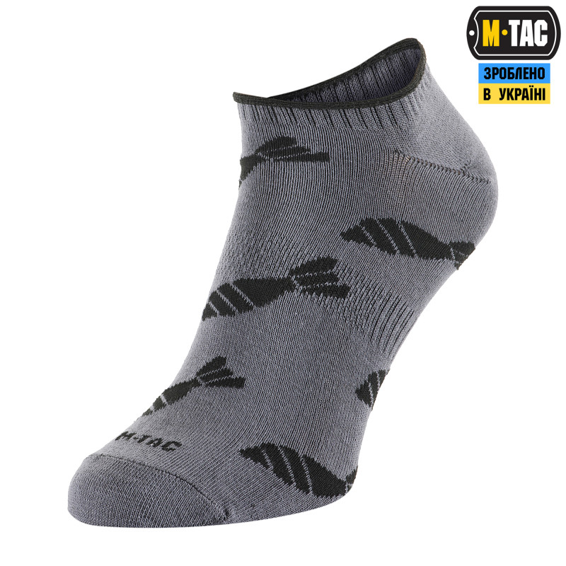 M-Tac шкарпетки літні легкі Mortar Bombs Dark Grey M-Tac шкарпетки літні легкі Mortar Bombs Dark Grey