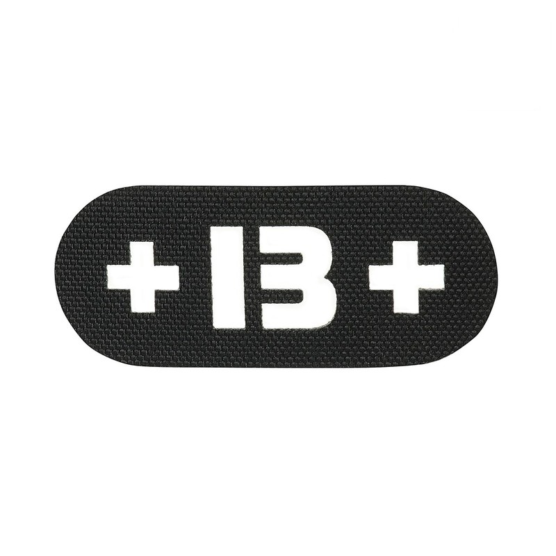 M-Tac нашивка група крові +B+ наскрізна Laser Cut Black M-Tac нашивка група крові +B+ наскрізна Laser Cut Black
