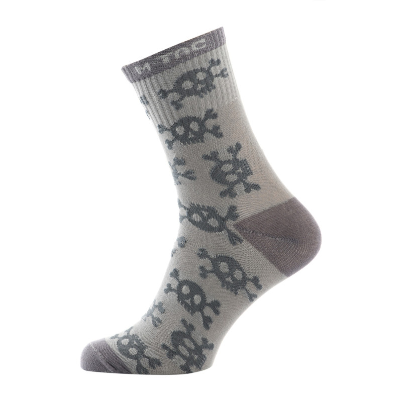 M-Tac шкарпетки легкі Mk.3 Pirate Skull Light Grey M-Tac шкарпетки легкі Mk.3 Pirate Skull Light Grey