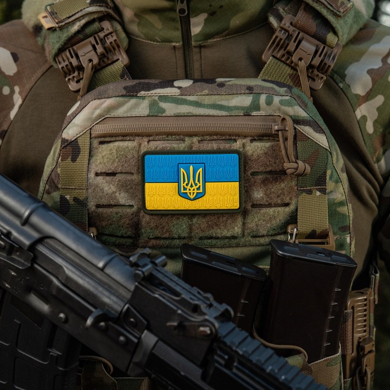 M-Tac нашивка прапор України з гербом рельєфний PVC M-Tac нашивка прапор України з гербом рельєфний PVC