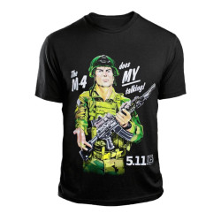 Футболка з принтом 5.11 М-4, Black