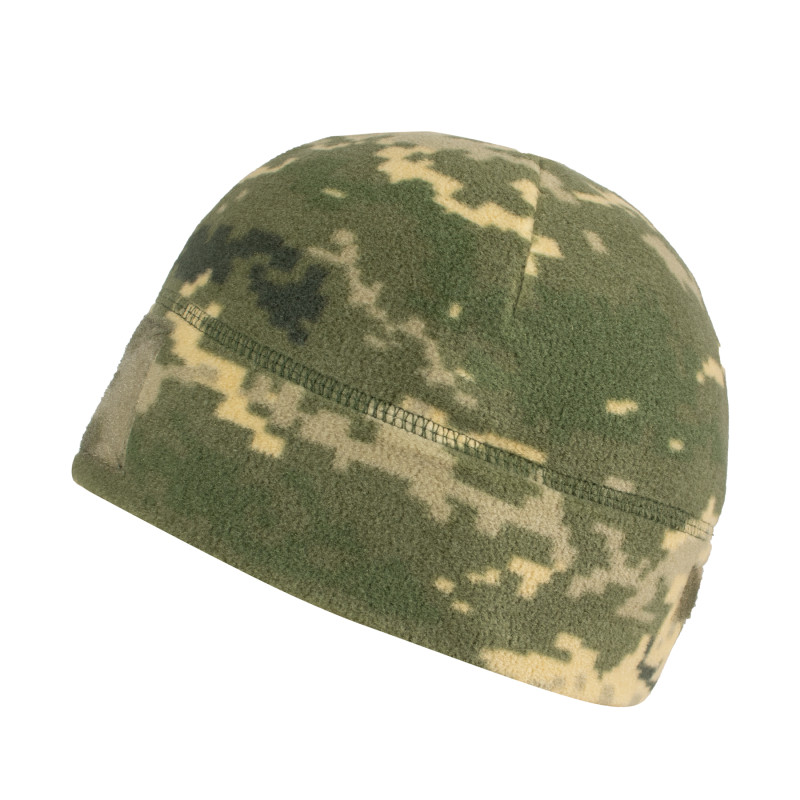 Шапка флісова Vik-Tailor з липучками Velcro MM-14 (піксель ЗСУ), Піксель